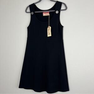 Nation LTD | NEW Little Black Mini Dress Modal Supima Cotton Metal Accents 4